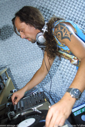 DJ Taucher bei DJ